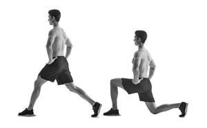 Bodyweight split squat