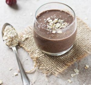 Cocoa and oat meal