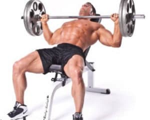 Incline bench press