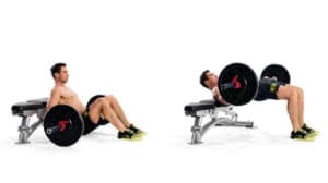 Barbell hip lift